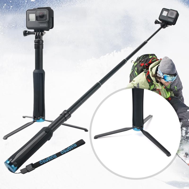 Foldable Tripod Selfie Stick For Action Cameras - 23.5-81Cm Length-1915197152213209088