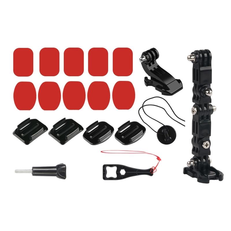 Multi-Joint Arm Mount Set For Cycling Helmets - Compatible With Dji Action Gopro And Other Action Cameras-1915197637083140097