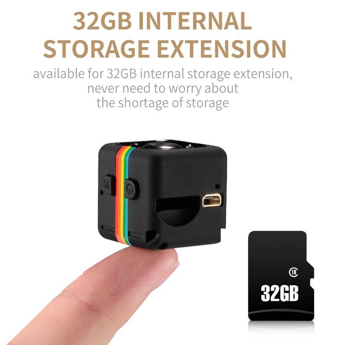 Hd 1080P Mini Sport Camera With Night Vision & Tf Card Holder-1915196795563151363