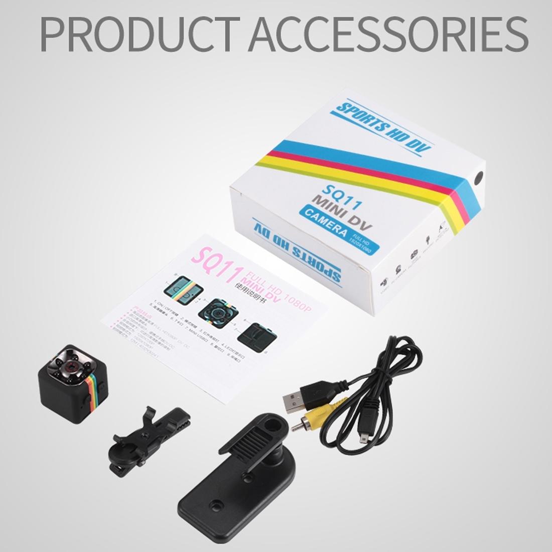 Hd 1080P Mini Sport Camera With Night Vision & Tf Card Holder-1915196795563151367