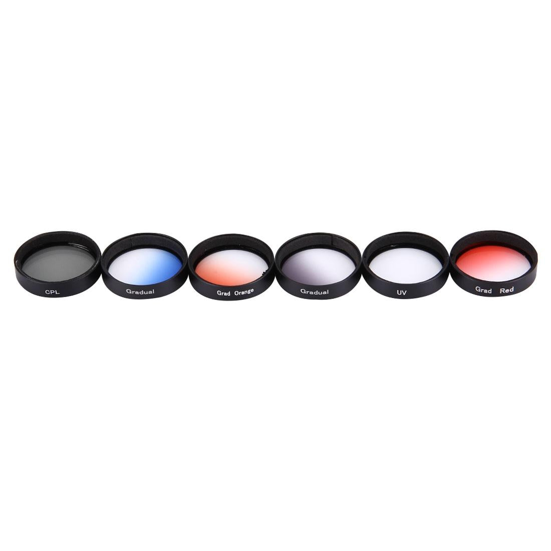 Professional 6-In-1 Lens Filter For Dji Phantom 3 / 4 - Cpl / Uv / Gradual 34Mm-1915197087897751553