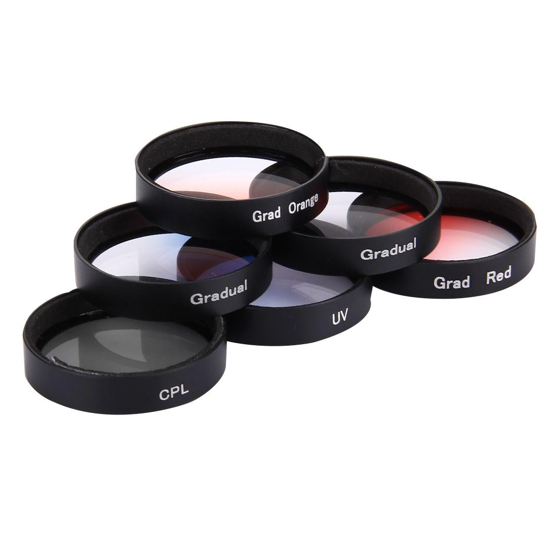 Professional 6-In-1 Lens Filter For Dji Phantom 3 / 4 - Cpl / Uv / Gradual 34Mm-1915197087897751554