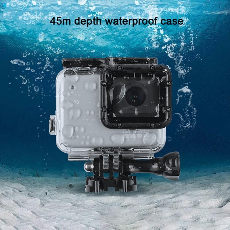 Waterproof Touch Back Cover For Gopro Hero7 - White / Silver-1915197288167378950