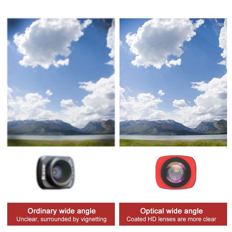 5-In-1 Super Wide Angle Lens With Macro Cpl And Nd16 Filters For Dji Pocket-1915197297193521159