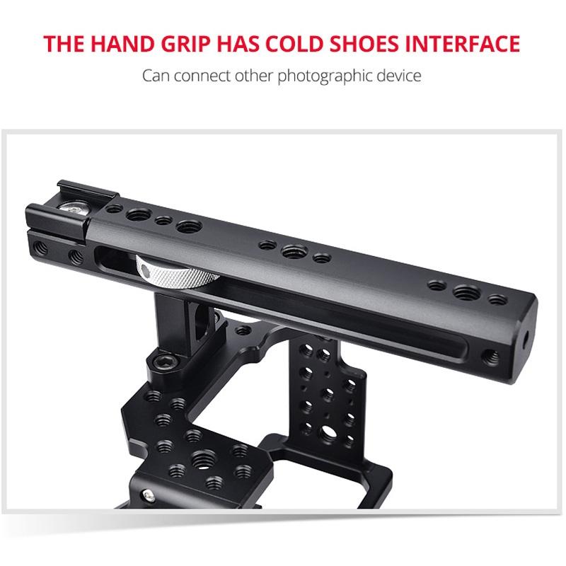 Sony A7 Camera Cage Stabilizer For Video - Black-1915196778731409410