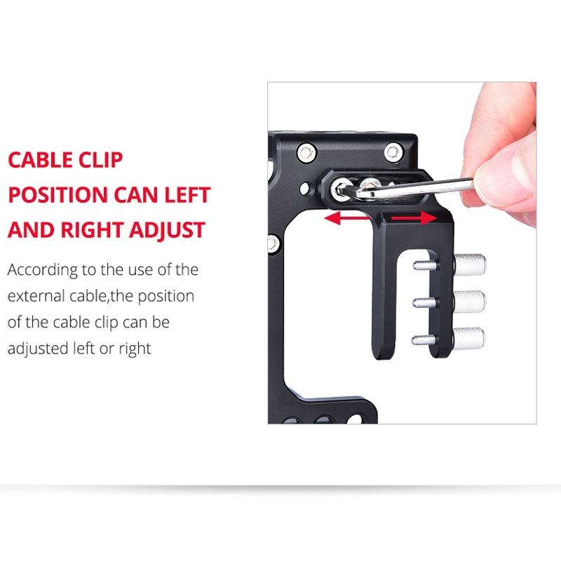 Sony A7 Camera Cage Stabilizer For Video - Black-1915196778731409416