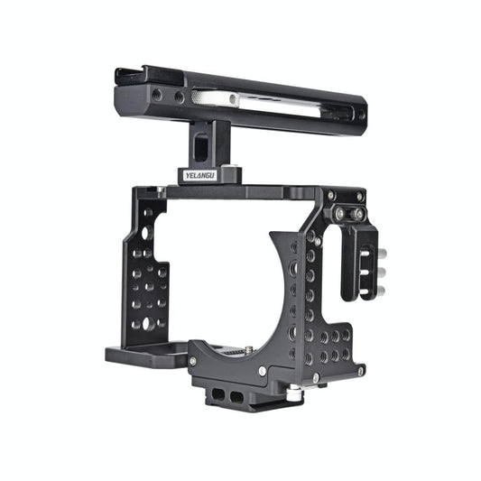 Handle Video Camera Cage Stabilizer For Sony A7K / A72 / A73 / A7S2 / A7R3 / A7R2 / A7X Black-1915196795722534913