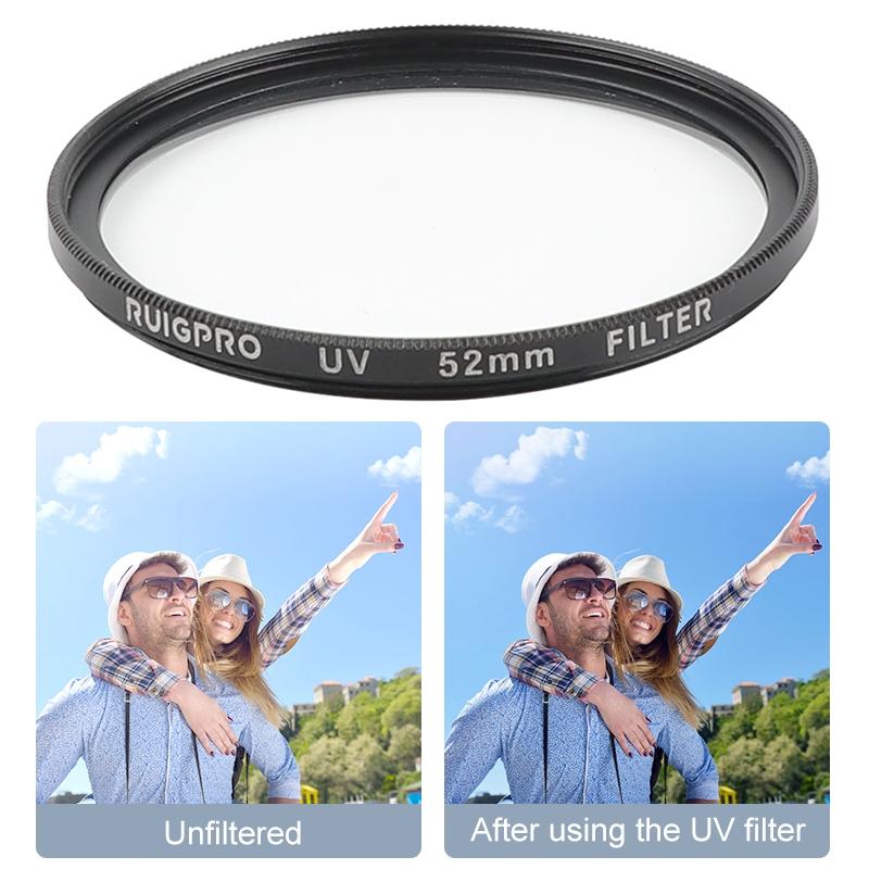 52Mm Professional Filter Set For Gopro Hero 7 / 6 / 5 With Adapter And Lens Cap-1915197920462901256