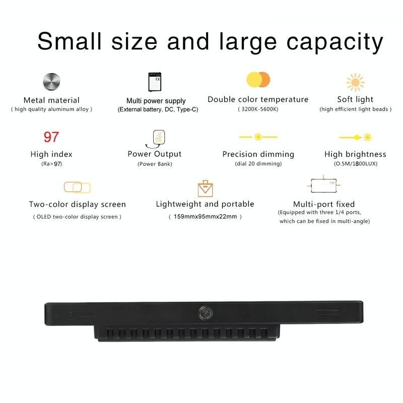 Professional Vlogging Studio Light For Canon / Nikon Dslr Cameras - 228 Leds-1915196592898576391