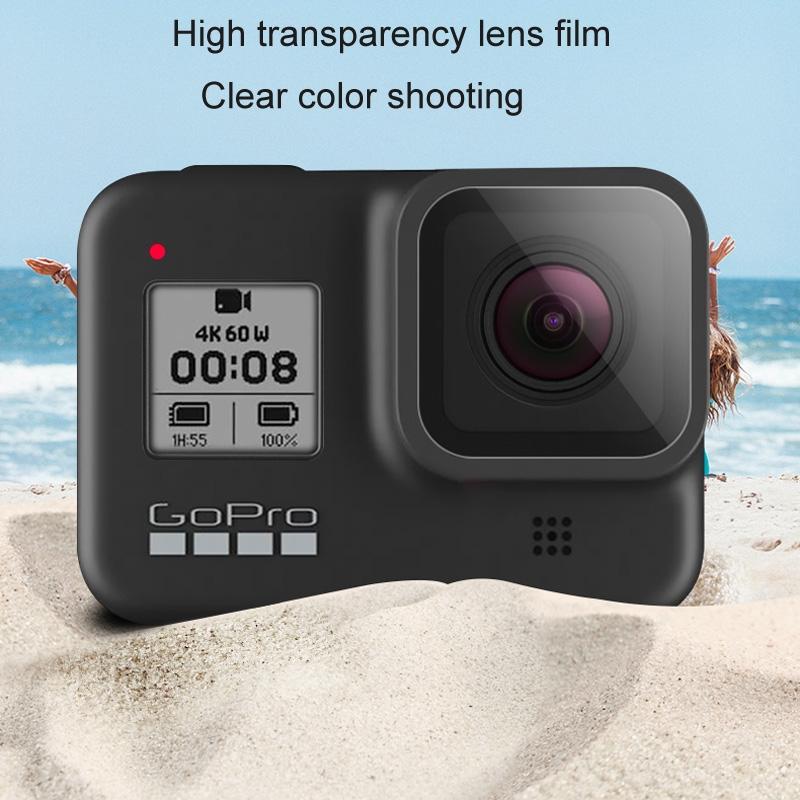 Tempe Glass Film For Gopro Hero8 Lens And Display - Clear-1915196609017286660