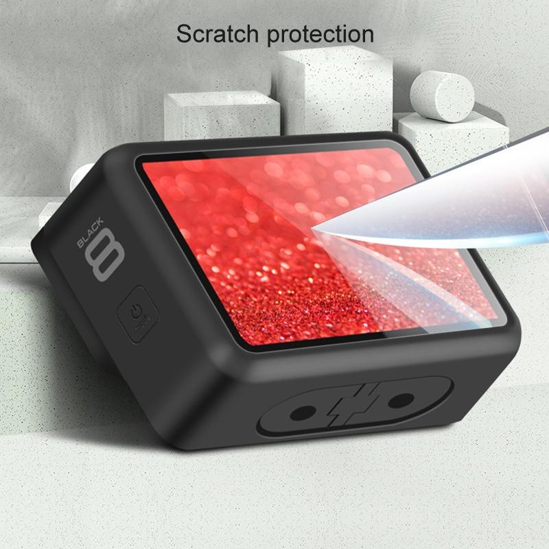 Tempe Glass Film For Gopro Hero8 Lens And Display - Clear-1915196609017286663