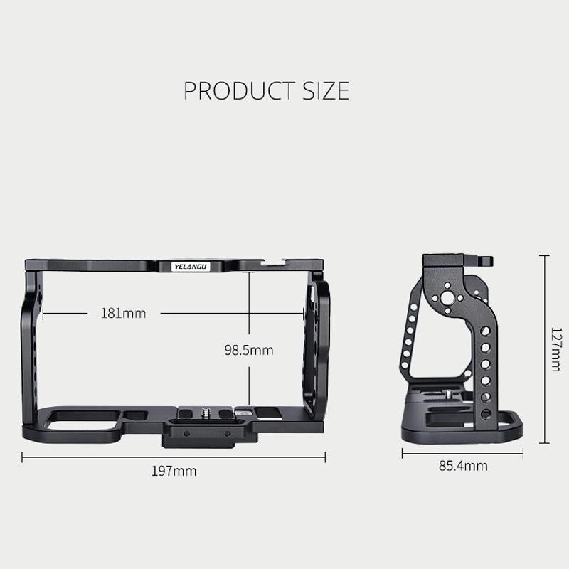 Video Camera Cage Stabilizer For Dji Bmpcc 4K - Black C9-1915196672519049224