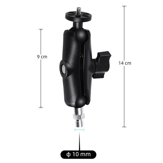 Universal Motorcycle Mount For Action Cameras With Tripod Adapter And Screw - 9Cm-1915196680442089474