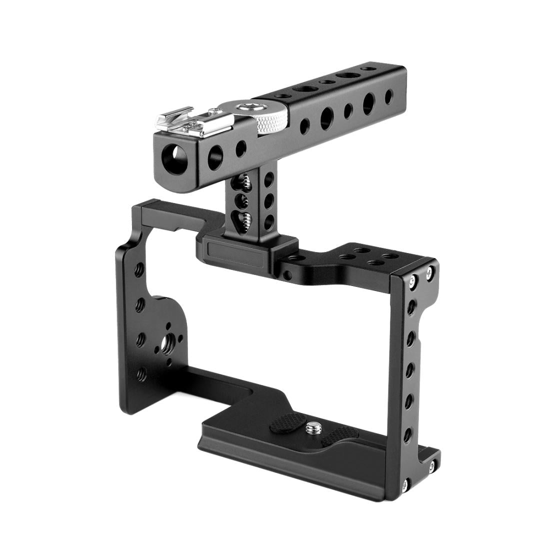 Video Camera Cage Stabilizer With Handle For Sony A6600 Black-1915196696770514944
