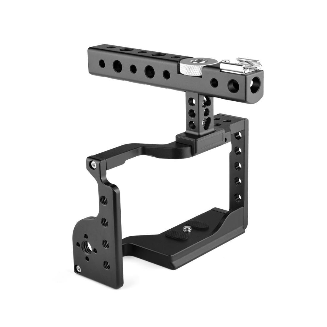 Video Camera Cage Stabilizer With Handle For Sony A6600 Black-1915196696770514945