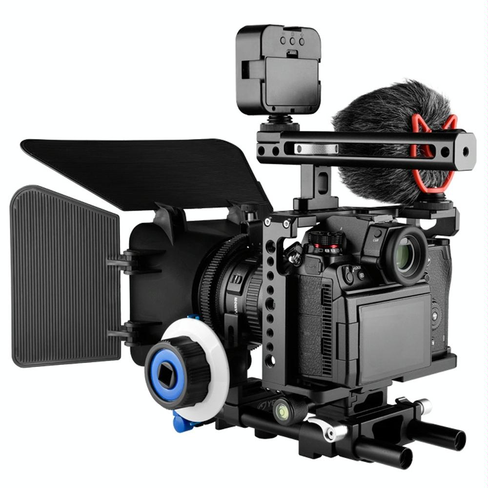 Panasonic Lumix Dc-S1H / Dc-S1 / Dc-S1R Camera Cage Stabilizer - Black-1915196713631617030