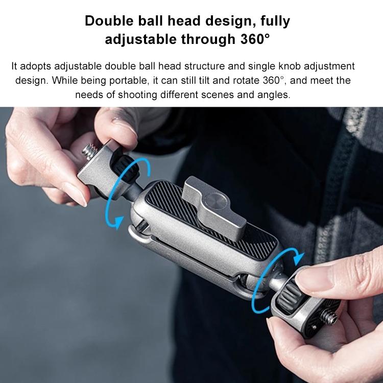 Adjustable Magic Arm Mount For Slr Camera - Grey-1915196550829707270