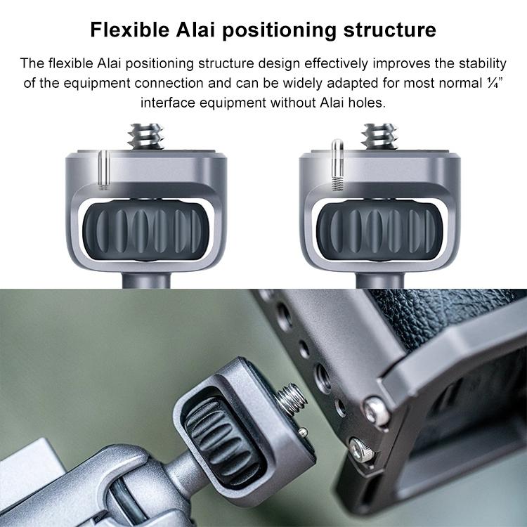 Adjustable Magic Arm Mount For Slr Camera - Grey-1915196550829707272