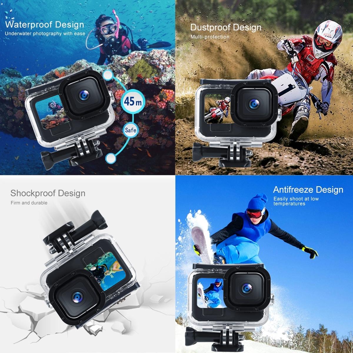 Waterproof Housing For Gopro Hero10 / 9 With Mount And Screw - 45M-1915197562571329544