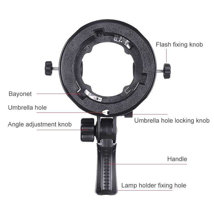 Universal S-Type Flash Holder For Multi-Function Camera Accessories-1915197766825545733