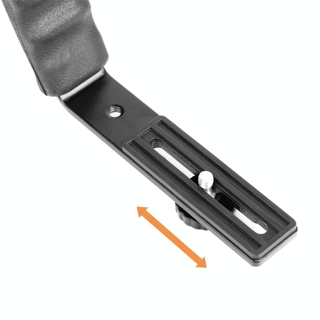 Aluminum L-Shaped Flash Bracket Camera Holder - Black-1915196729263788037