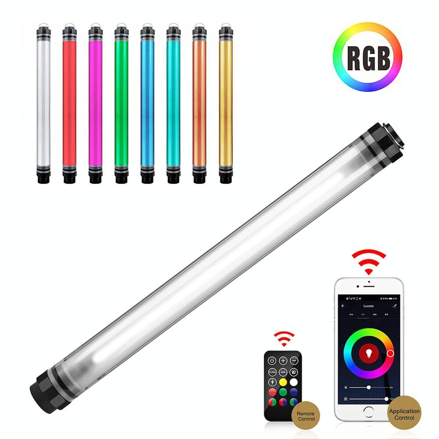 Adjustable Rgb Led Video Light With Remote Control-1915197301530431488