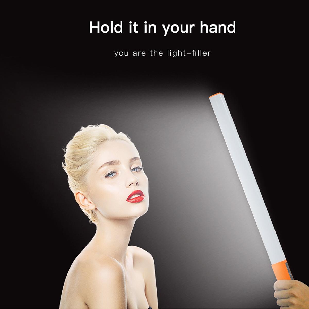 Handheld Dual Temperature Led Stick Light - Orange-1915196534744551430