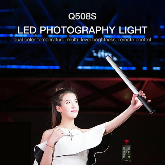 Handheld Led Fill Light For Video 1000Lm Dual Colour Black-1915196801141575682