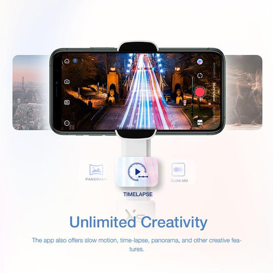 Smooth-Xs Handheld Gimbal Stabilizer Selfie Stick - Pink 200G-1915196535688269826