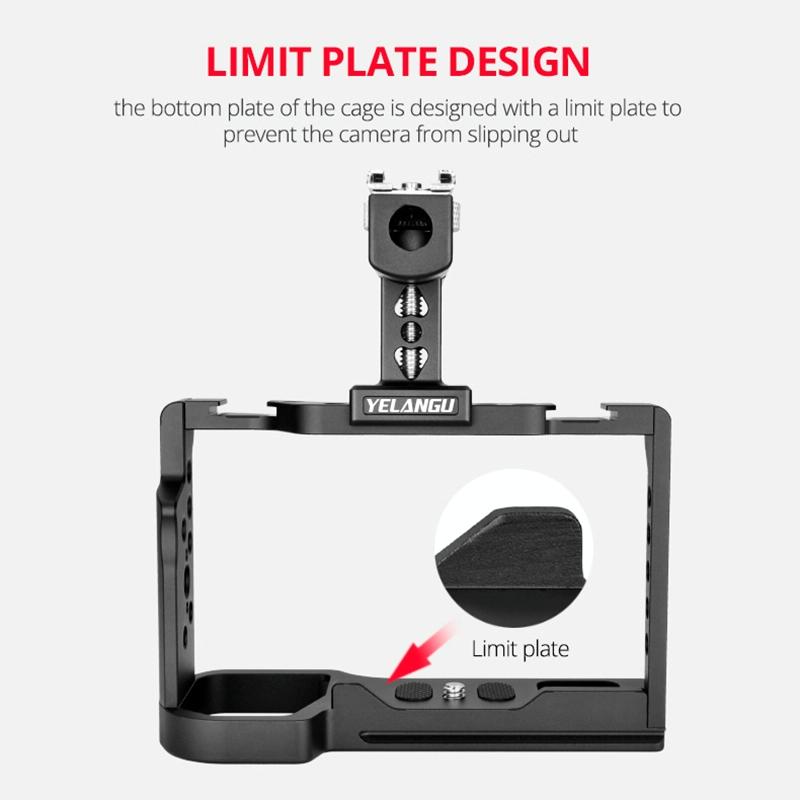 Sony Alpha 7C Video Cage Stabilizer Kit With Handle-1915196752974188547