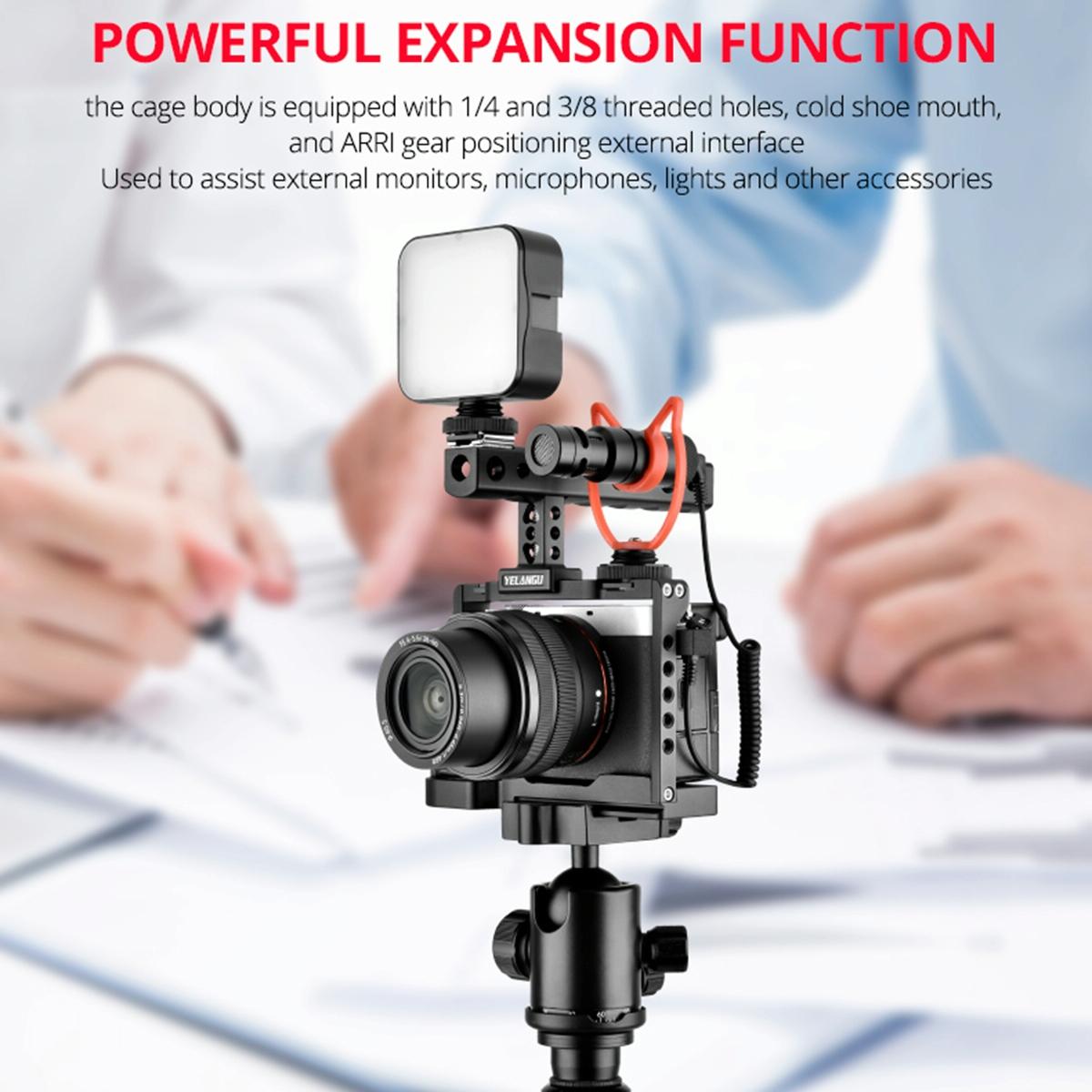 Sony Alpha 7C Video Cage Stabilizer Kit With Handle-1915196752974188550