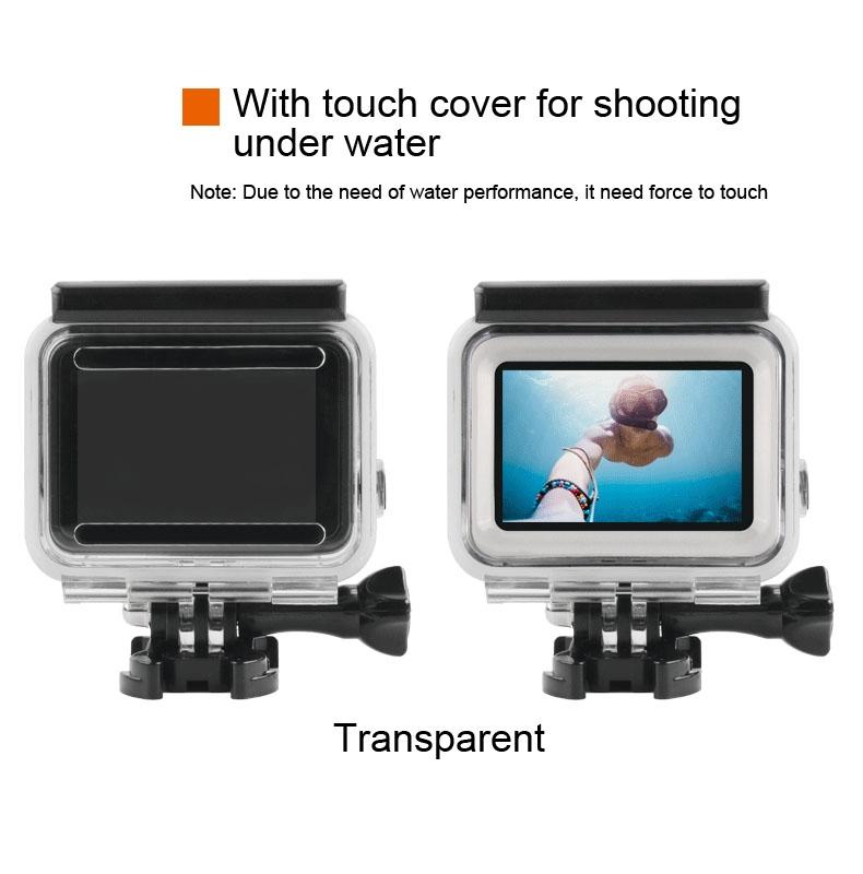 Waterproof Housing For Gopro Hero 6 / 5 With Touch Screen Back Cover - 45M-1915196602444812295