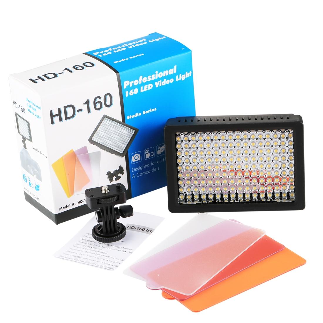 Portable Led Video Light For Dslr Cameras With 3 Filters-1915198125627281416