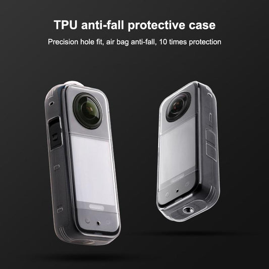 Clear Tpu Protective Case For Insta360 X3 - Full Body-1922443399835815938