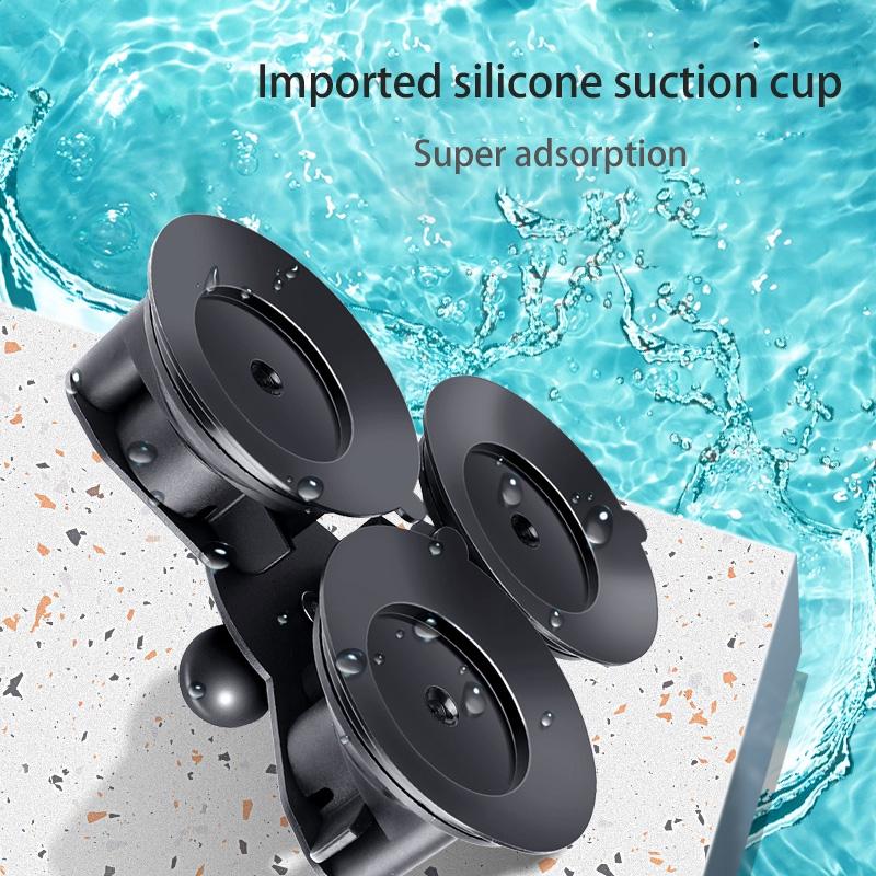 Universal Dual Suction Cup Mount For Action Cameras And Smartphones-1915196804195028998