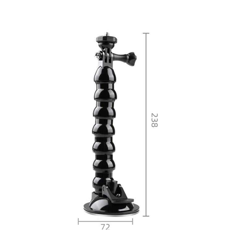 Flexible Suction Cup Mount With Phone Clamp - 1 / 4 Jaws-1915196489504788482