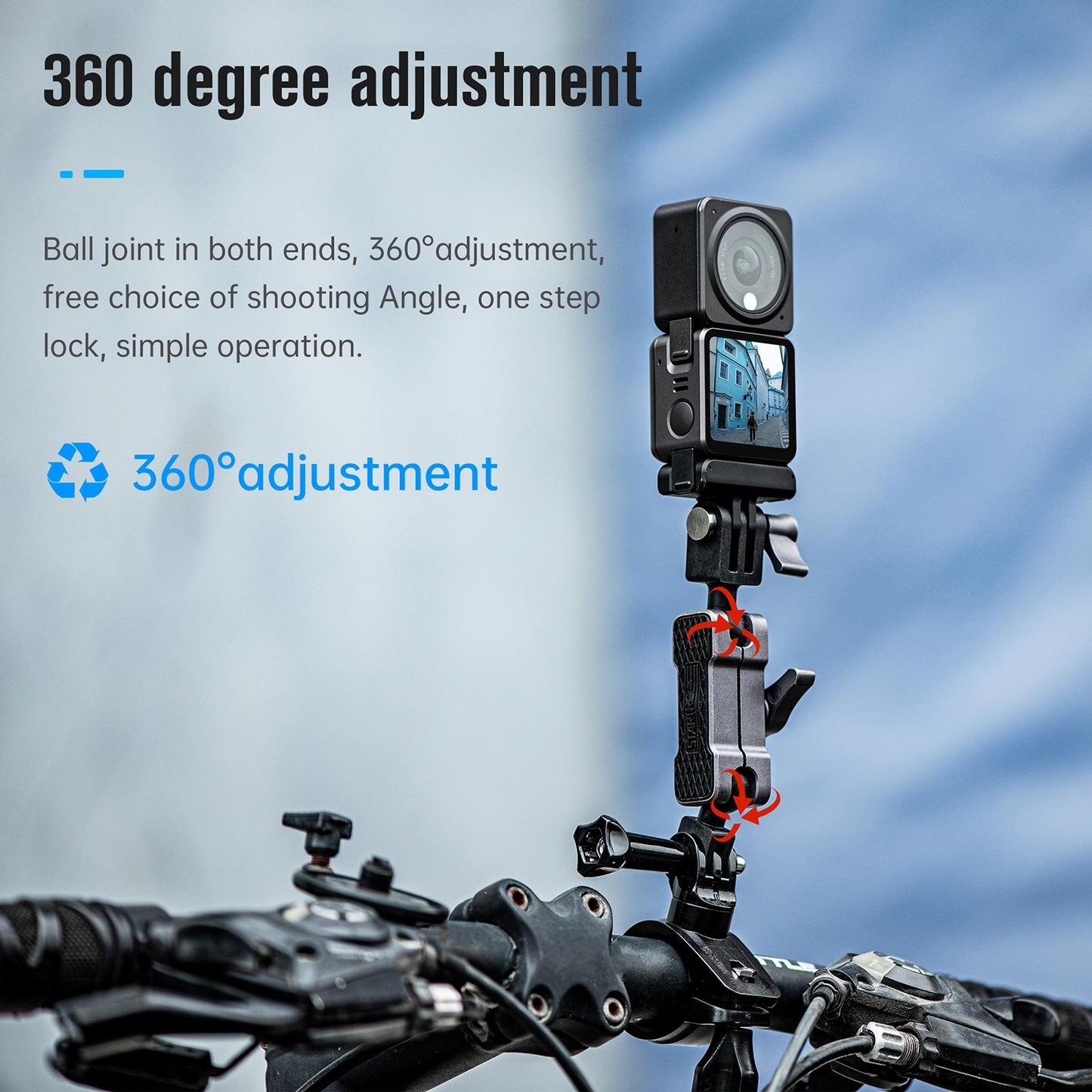 Adjustable Aluminium Alloy Mount Adapter Arm-1915196601543036932