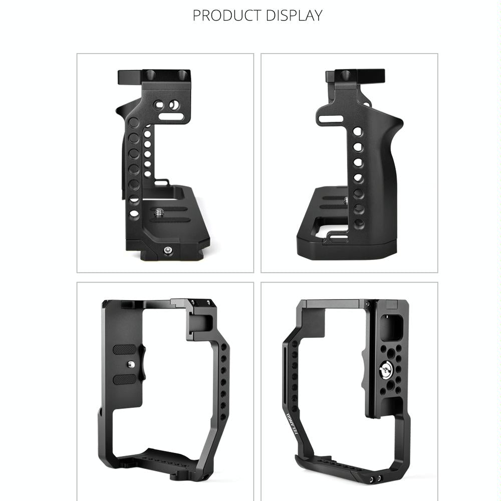 Video Camera Cage Stabilizer For Canon Eos R5 / R6 / R - Black-1915196753674637318