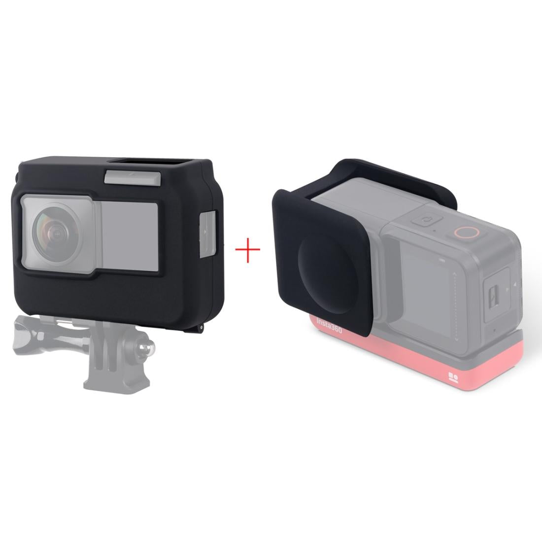 Silicone Case With Lens Cap For Insta360 One R Camera-1915196715154149382