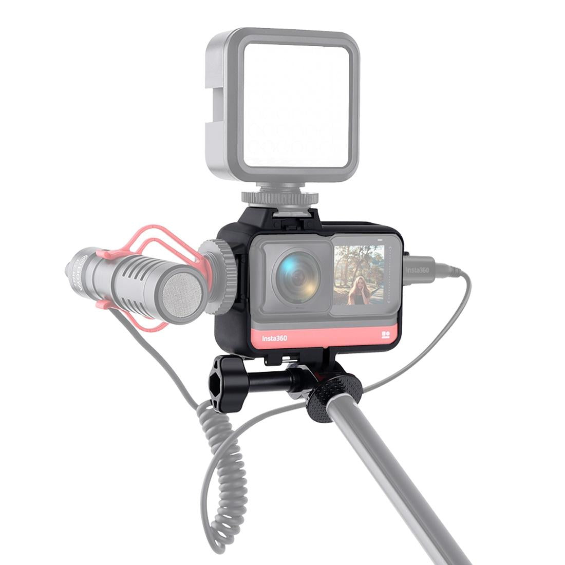 Insta360 One R Protective Cage With Tripod Adapter And Cold Shoe-1915196730048122885