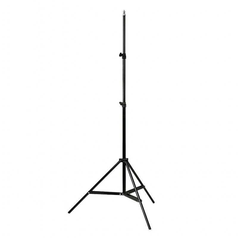 Aluminum Light Stand For Studio Flash - 1.9M Height - Black-1915196773735993345