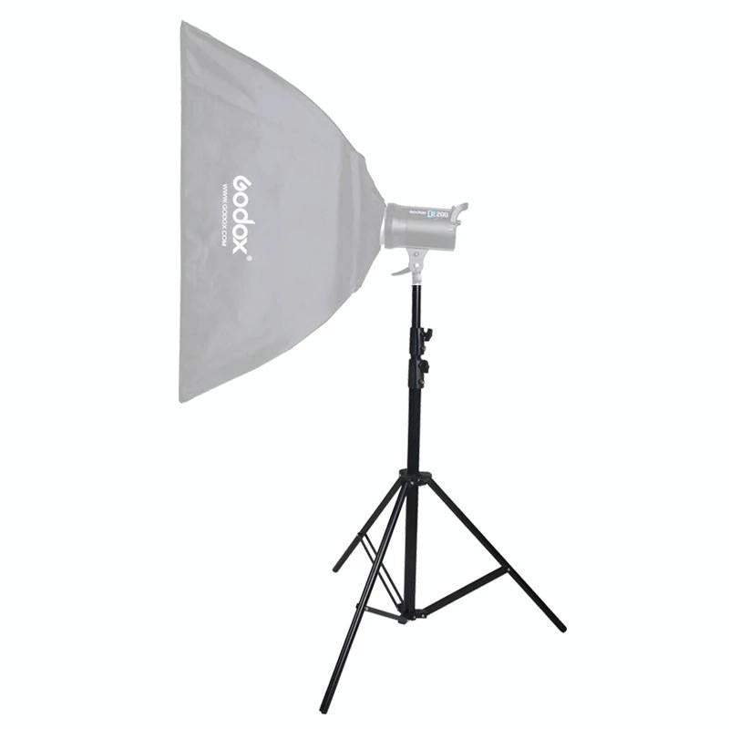 Aluminum Light Stand For Studio Flash - 1.9M Height - Black-1915196773735993348