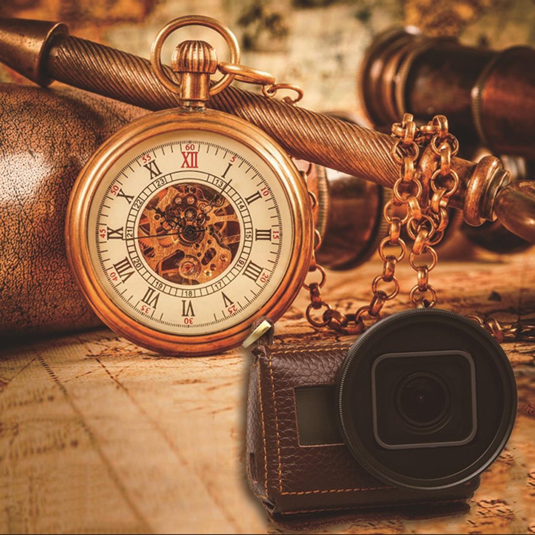 Genuine Leather Protective Case For Gopro Hero4 With Litchi Texture And Sling-1915196643918090242