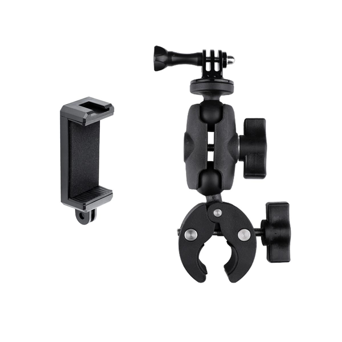 Adjustable Action Camera Clamp With 360 Rotation And Phone Holder-1915196490918268929