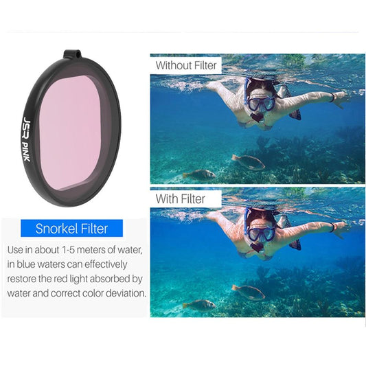 3-In-1 Round Diving Lens Filter For Gopro Hero8-1915198243889876994