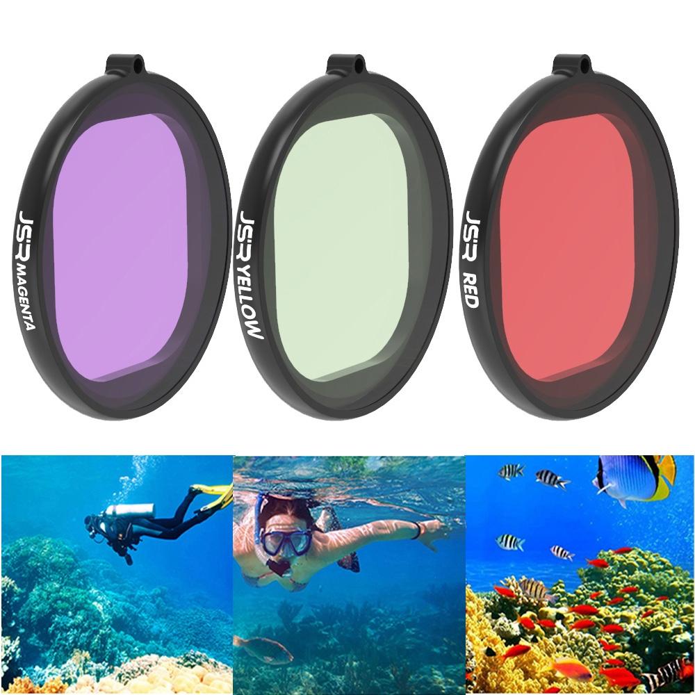3-In-1 Round Diving Lens Filter For Gopro Hero8-1915198243889876997