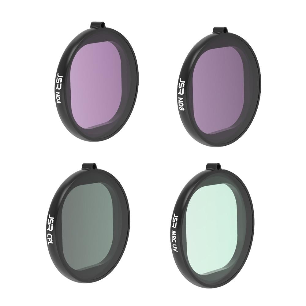 4-In-1 Round Lens Filter For Gopro Hero8 - Uv Cpl Nd4 Nd8-1915198071990521857