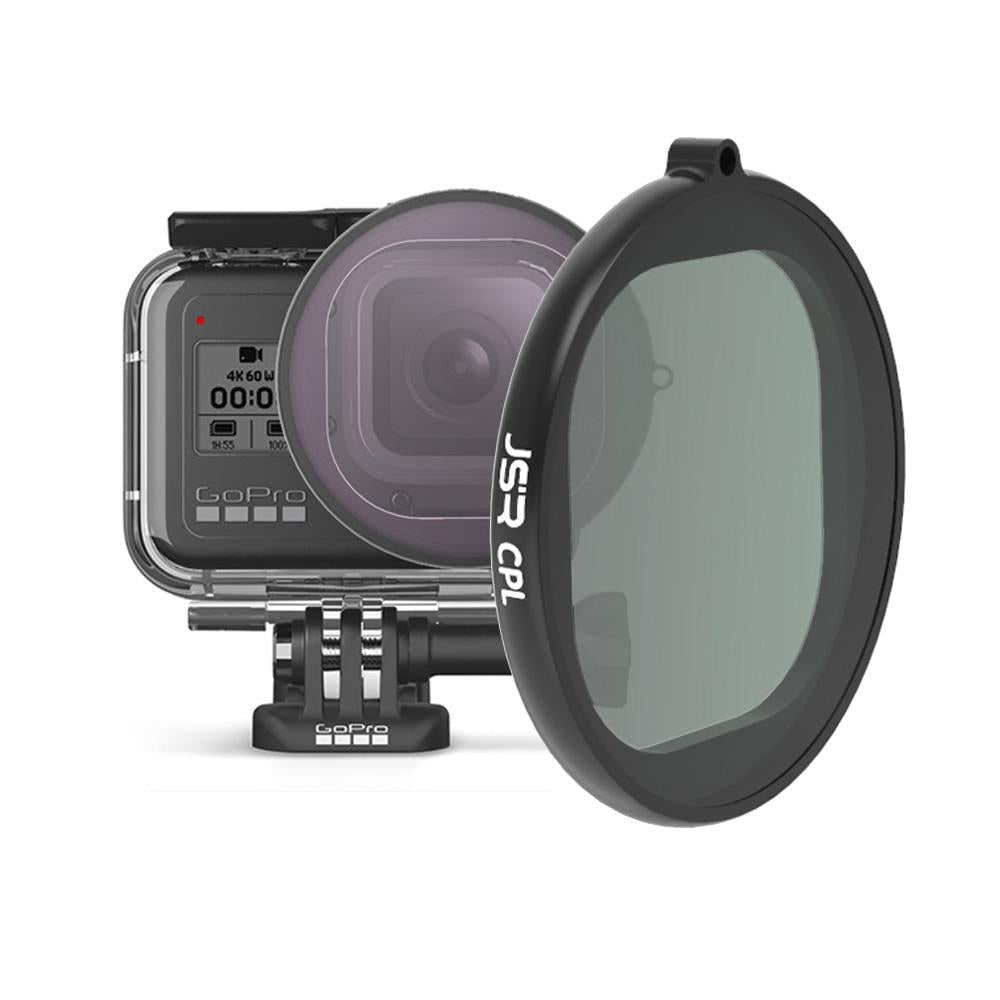 Round Housing Filter For Gopro Hero8 With Cpl Lens-1915197415368036356