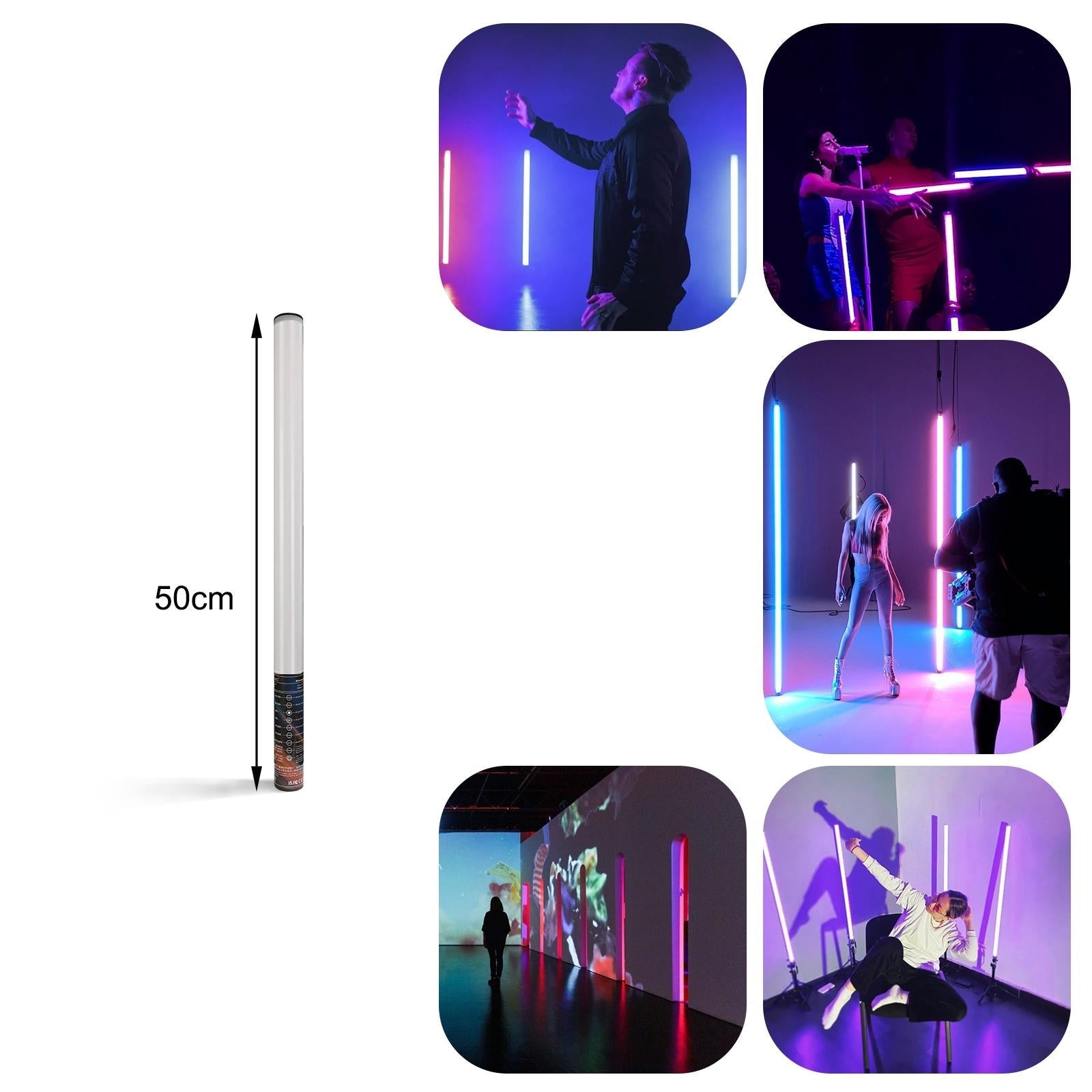 50Cm Rgb Led Stick With Tripod For Mood Lighting-1915197108592447491