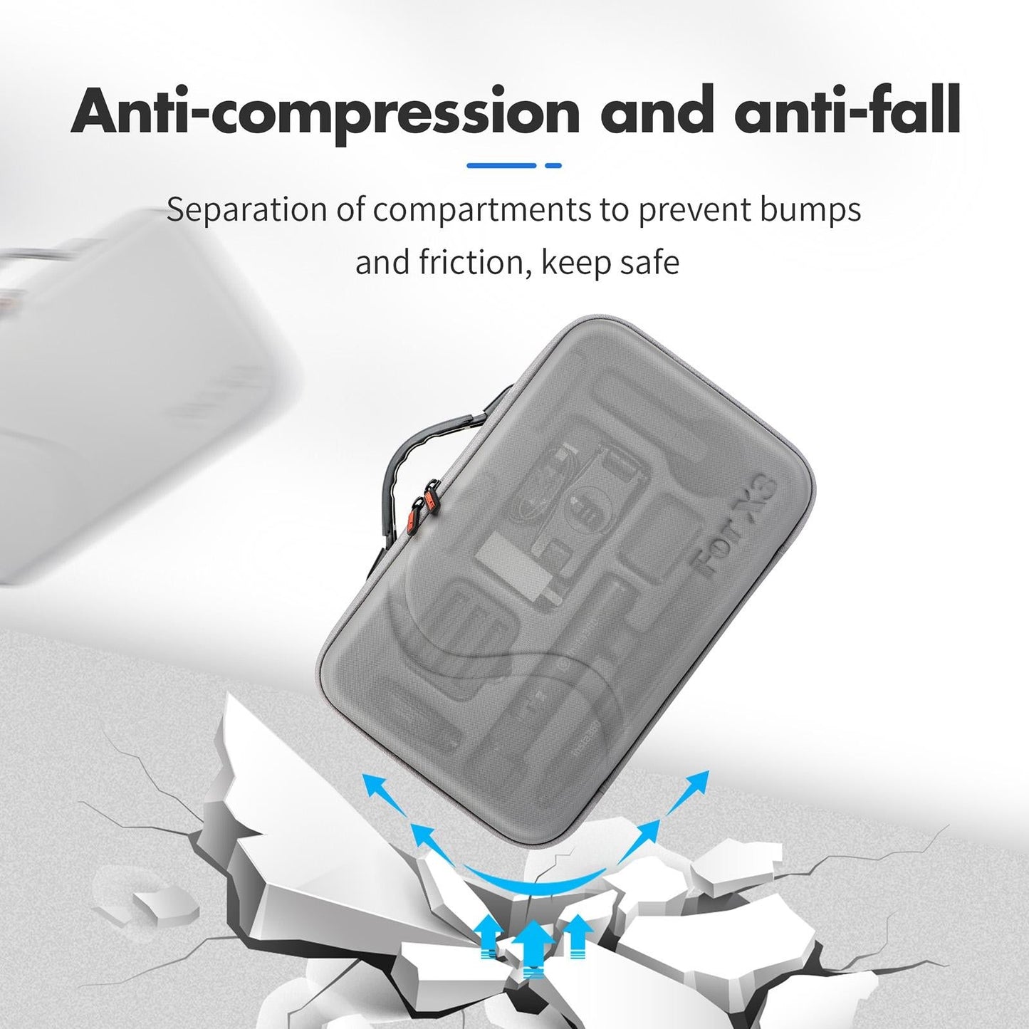 Insta360 One X3 Camera & Accessories Storage Bag - Diamond Texture-1915196548992602116